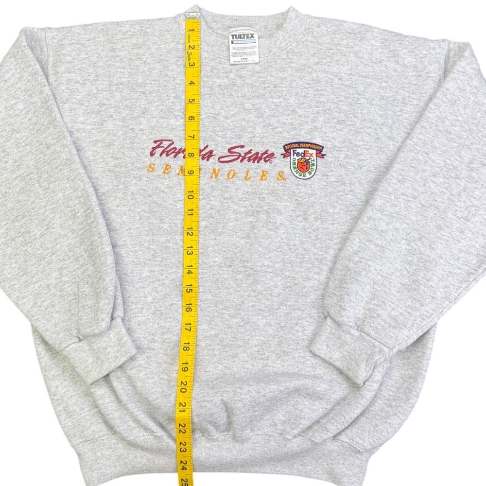 Florida State Seminoles Tultex Sweatshirt Orange Bowl National Championship L - Picture 5 of 6